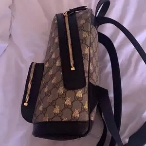 Gucci backpack with bee emblem. Bag no longer available on website. Gucci | Bags | Gucci Backpack With Bee Emblem Bag No Longer  main image 2